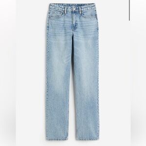 H&M &Denim VINTAGE STRAIGHT HIGH JEANS light denim blue